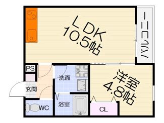 【間取り】 | ジーメゾン高石千代田