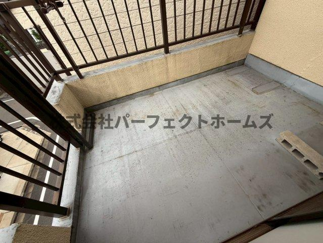 池之宮戸建　賃貸のバルコニー|落ち着いた時間を過ごせるバルコニーです