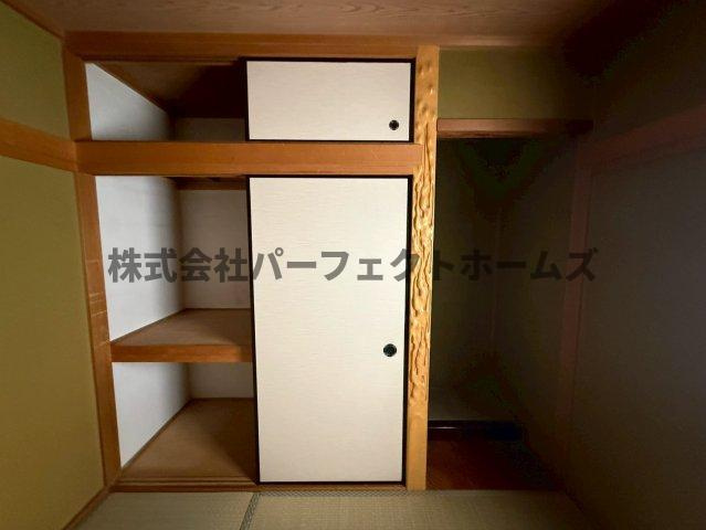 池之宮戸建　賃貸の収納|たっぷりとした収納スペースです