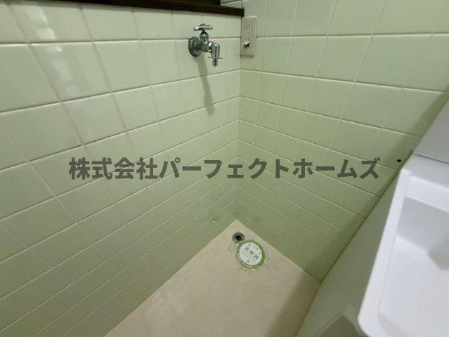 池之宮戸建　賃貸の設備|洗濯機置場です