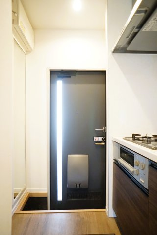 ヴィラハーモニィの玄関