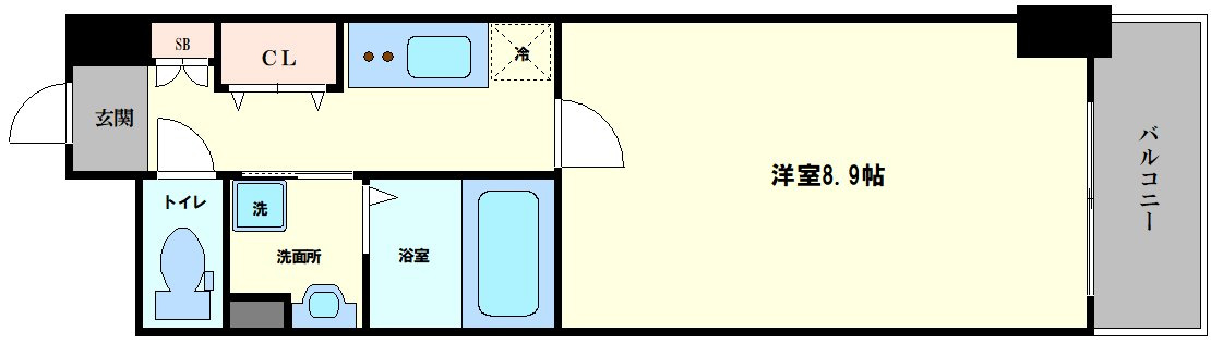 ミモサ中津の間取り
