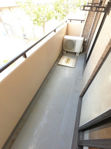 SATOMIー1番館のバルコニー