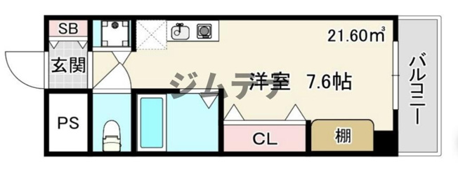 【間取り】 | ブルーム心斎橋