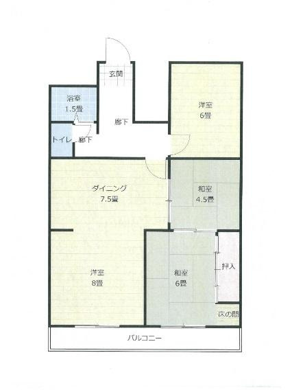 築港センタービルの間取り