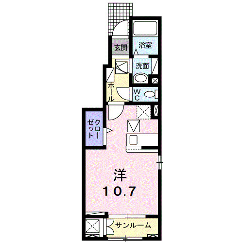 【間取り】 | ＭＴＩハイツ　Ⅶ