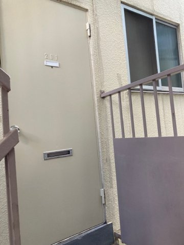 文元マンションのエントランス