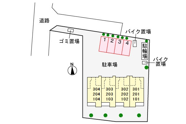 Ｔａｋｉｎ　Ｇａｒｄｅｎの駐車場|駐車場