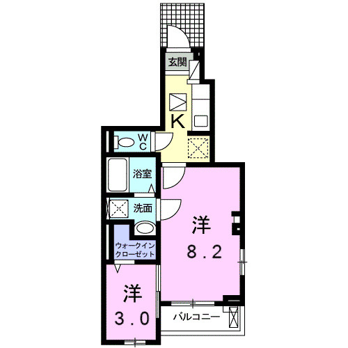 Ｔａｋｉｎ　Ｇａｒｄｅｎの間取り|間取図