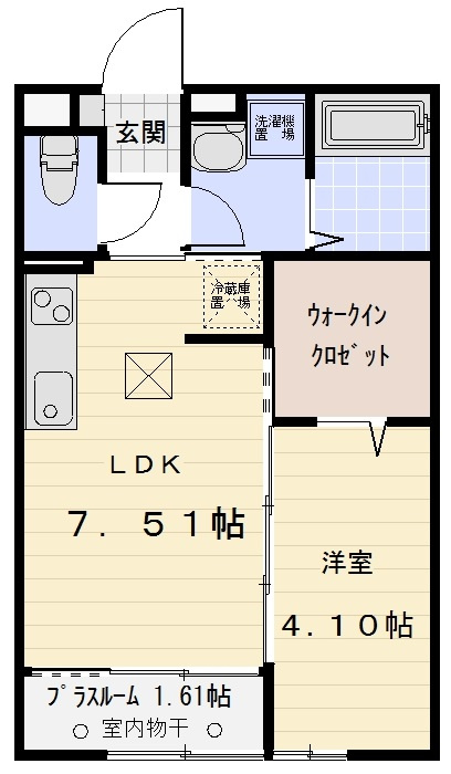 コンフォース　コート　Ａ棟の間取り