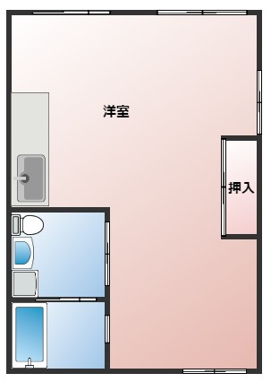 【間取り】 | 城西町アパートU