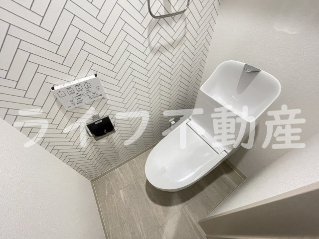 クリエオーレ衣摺Ⅰのトイレ|清潔感のあるトイレです