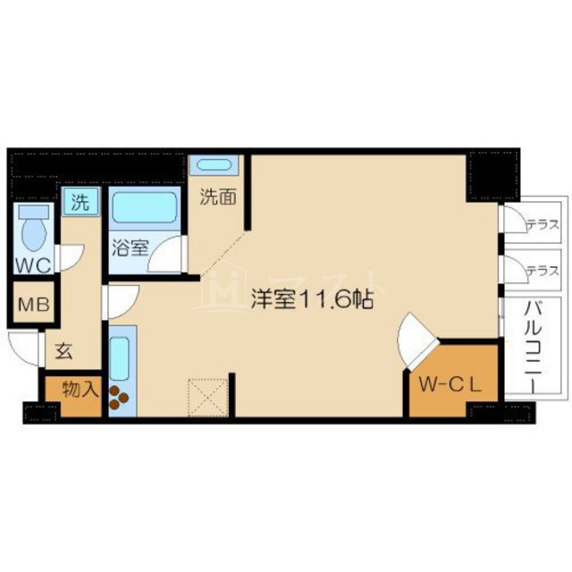 KDX堺筋本町レジデンスの間取り