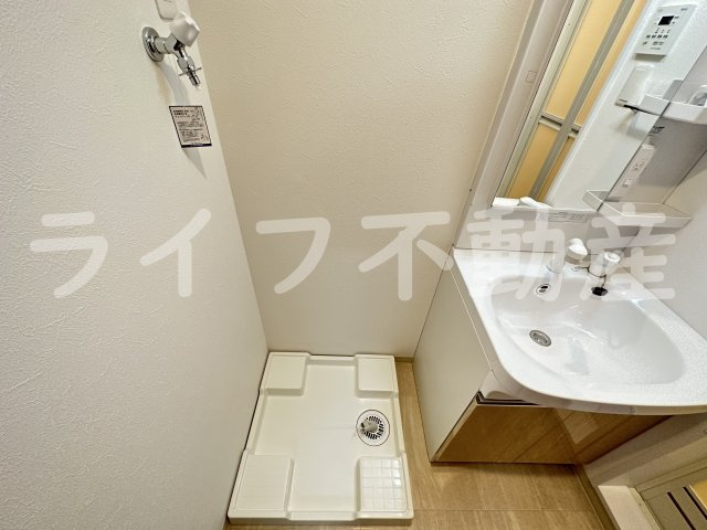 LEPUS御厨Aの洗面所|コンパクトで使いやすい洗面所