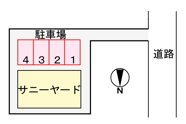 サニーヤードの駐車場