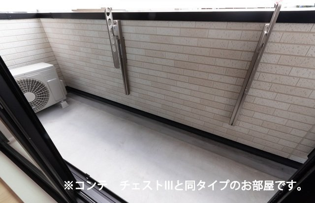 アクアプラ島田のバルコニー