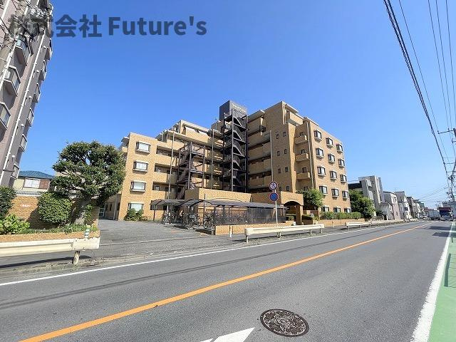 ライオンズマンション三郷第5　の外観|南向き・日当たり良好なＲＣ造７階建てマンション