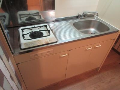 アルティスタ姉小路のキッチン|ガス1口キッチン