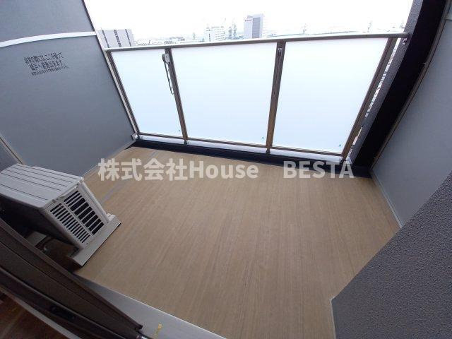 プレサンス　ハーバーランド　アンド・シーのバルコニー