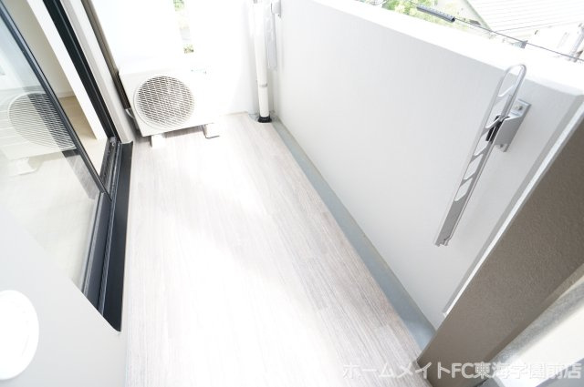 熊本市北区龍田７丁目の賃貸マンションのバルコニー