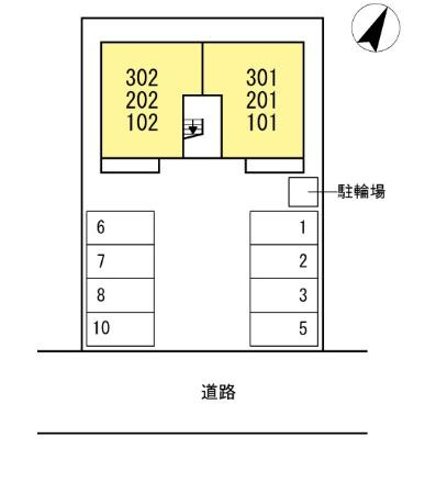 D-square 前田南町の区画図