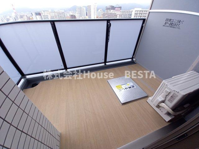 プレサンス　ハーバーランド　アンド・シーのバルコニー