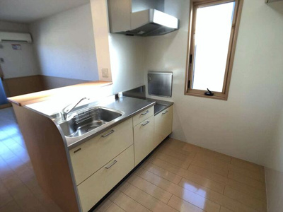 【キッチン】 | ヴィラルミエールA | 使いやすいキッチンです