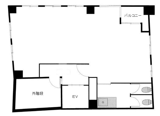 浜町アクセスⅡビルの間取り