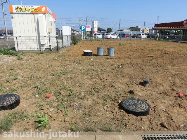 実籾本郷　売地の外観|実籾本郷　売地　実測）約61.6坪　北西側9.3ｍ公道面につき車の出し入れも楽々　実籾駅徒歩13分の立地　