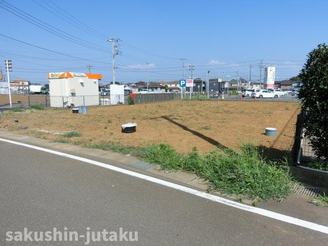実籾本郷　売地の外観|実籾本郷　売地　実測）約61.6坪　北西側9.3ｍ公道面につき車の出し入れも楽々　実籾駅徒歩13分の立地　