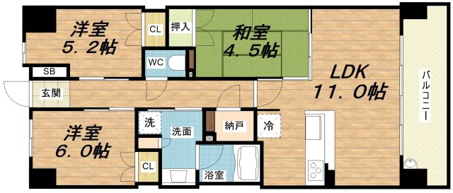【間取り】 | 大阪ベイレジデンス
