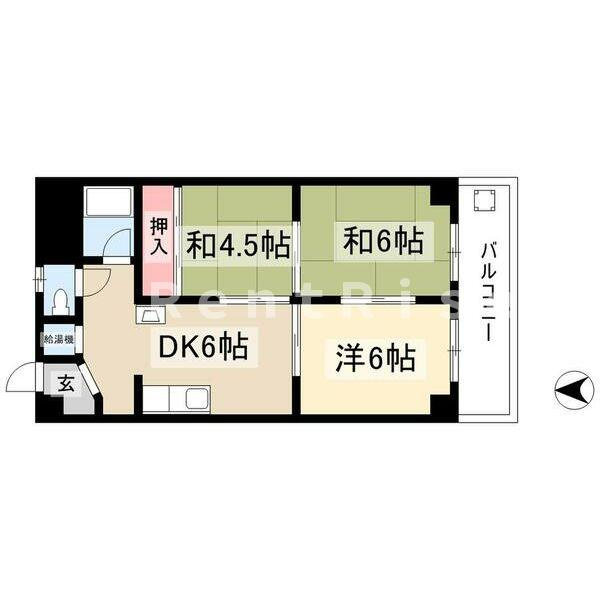 ロイヤル一宮の間取り