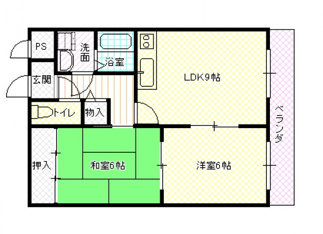 【間取り】 | エスポワール法善寺
