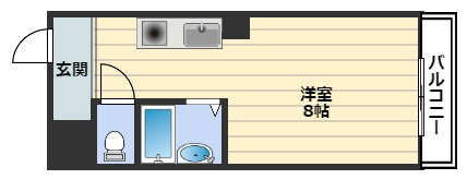サンウイング南森町の間取り