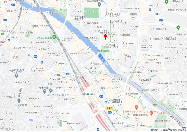 ザ・パークタワー東京サウスの地図