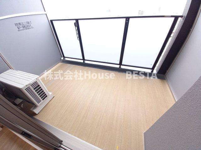 プレサンス　ハーバーランド　アンド・シーのバルコニー