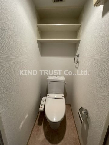インザグレイス天神橋のトイレ|コンパクトで使いやすいトイレです