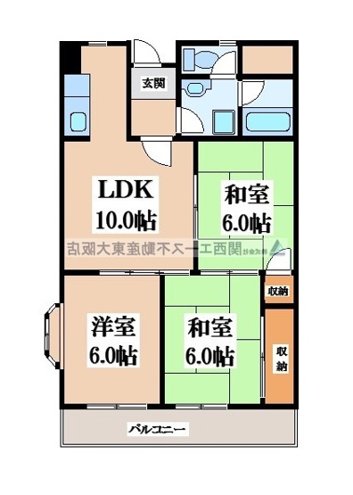 【間取り】 | ハピネス39