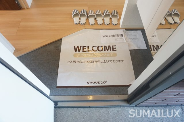 熊本市西区蓮台寺２丁目のアパートの玄関