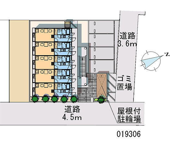 レオパレスさくらの区画図