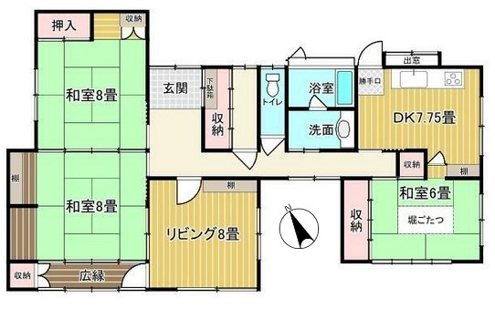 【間取り】 | 伊豆高原別荘地城ケ崎地区　戸建