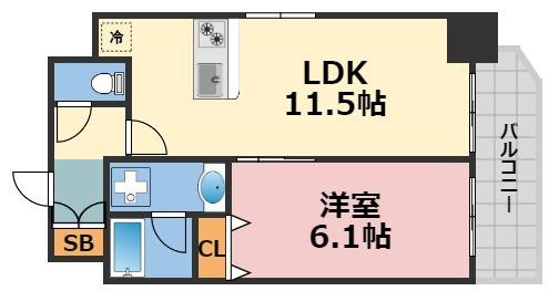 スプランディッド安土町の間取り