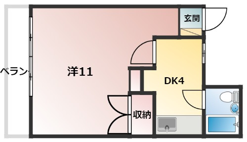 【間取り】 | ドエル西北