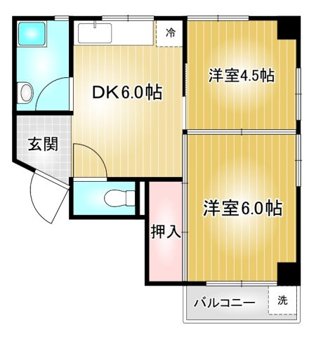 石坂ハイツ|名古屋市の賃貸ならMy賃貸の間取り|石坂ハイツ