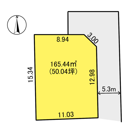 【土地図】 | 香美市土佐山田町 新築用地