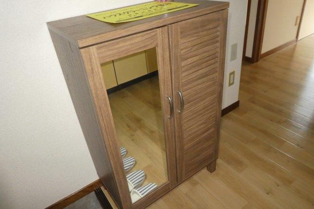 アルファー二子の内装|シューズボックス