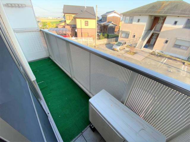 シャーメゾン蒲船津のバルコニー