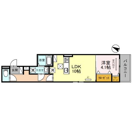 （仮称）D-room魚崎南町の間取り