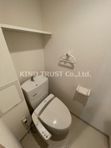 グリッドコート天神橋のトイレ|コンパクトで使いやすいトイレです