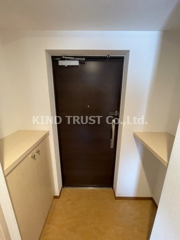 グリッドコート天神橋の玄関|毎日通る玄関はこちらです